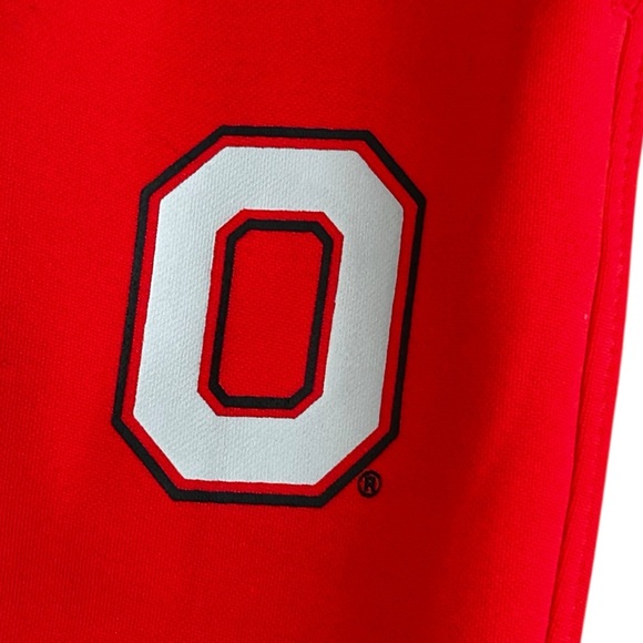 OHIO STATE FOOTBALL NCAA Fleece Track Pants Scarlet Red Unisex Men’s Large 34/31 - Picture 4 of 12